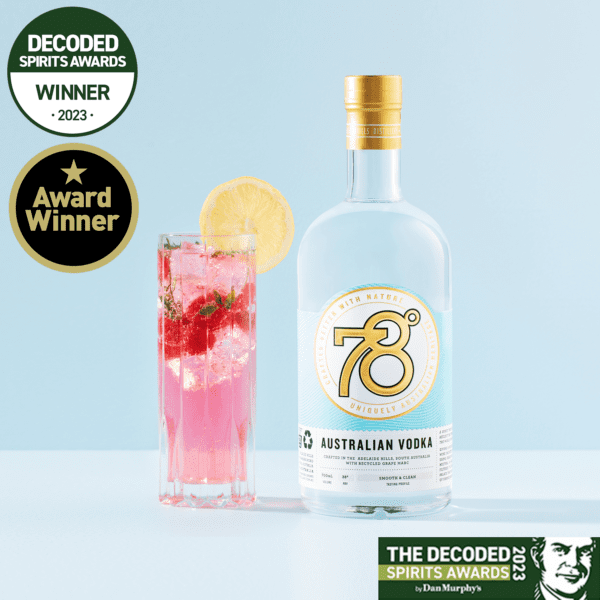 78° Australian Vodka Named "Best Australian Vodka" in 2023 Dan Murphy's